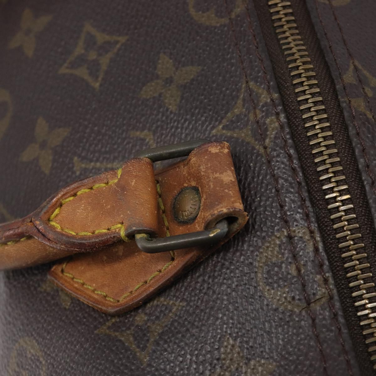 LOUIS VUITTON Monogram Speedy 35 Hand Bag M41524 LV Auth 201518