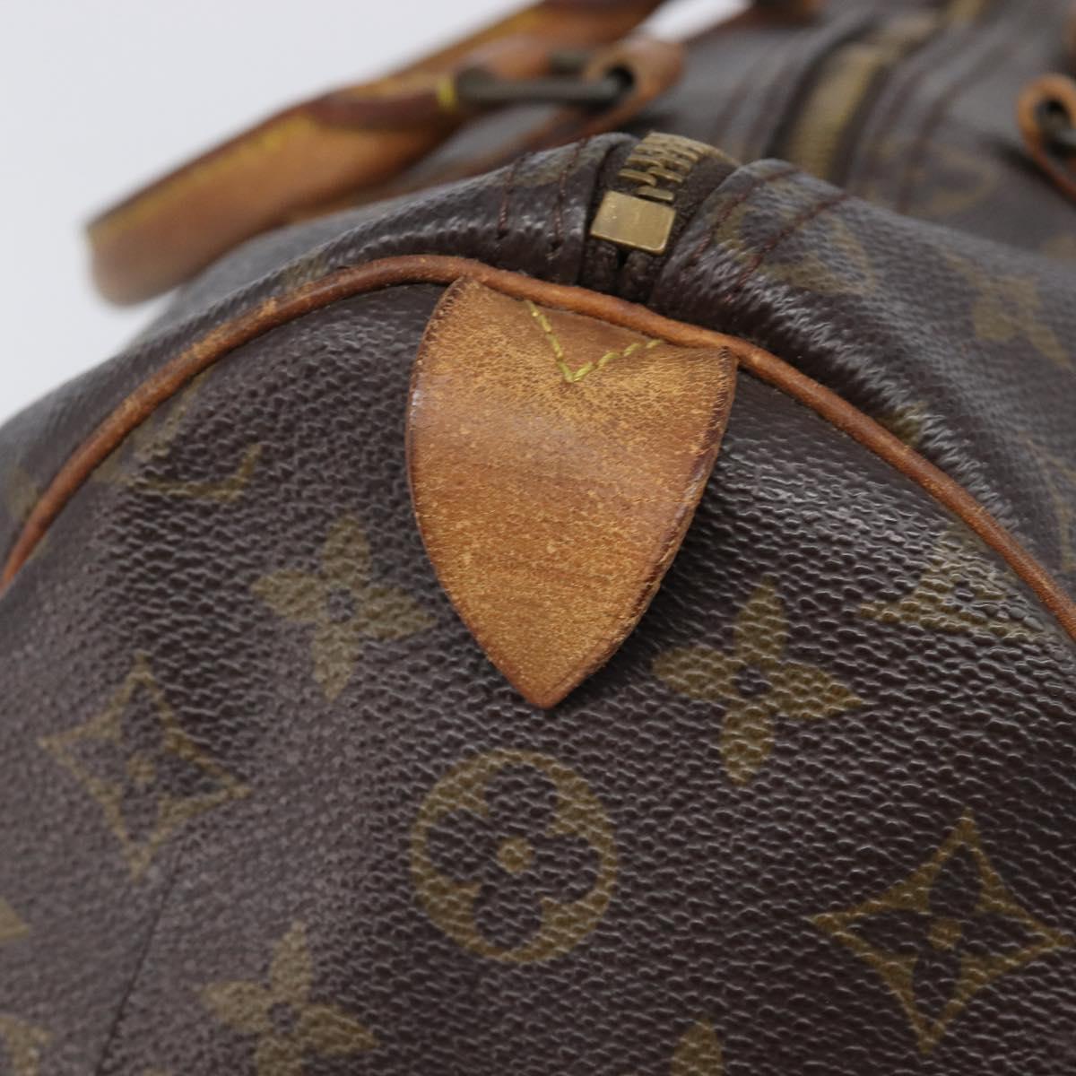 LOUIS VUITTON Monogram Speedy 35 Hand Bag M41524 LV Auth 201518