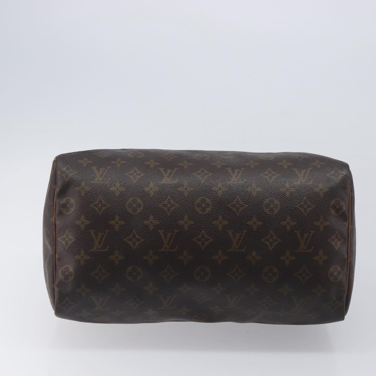 LOUIS VUITTON Monogram Speedy 35 Hand Bag M41524 LV Auth 201518