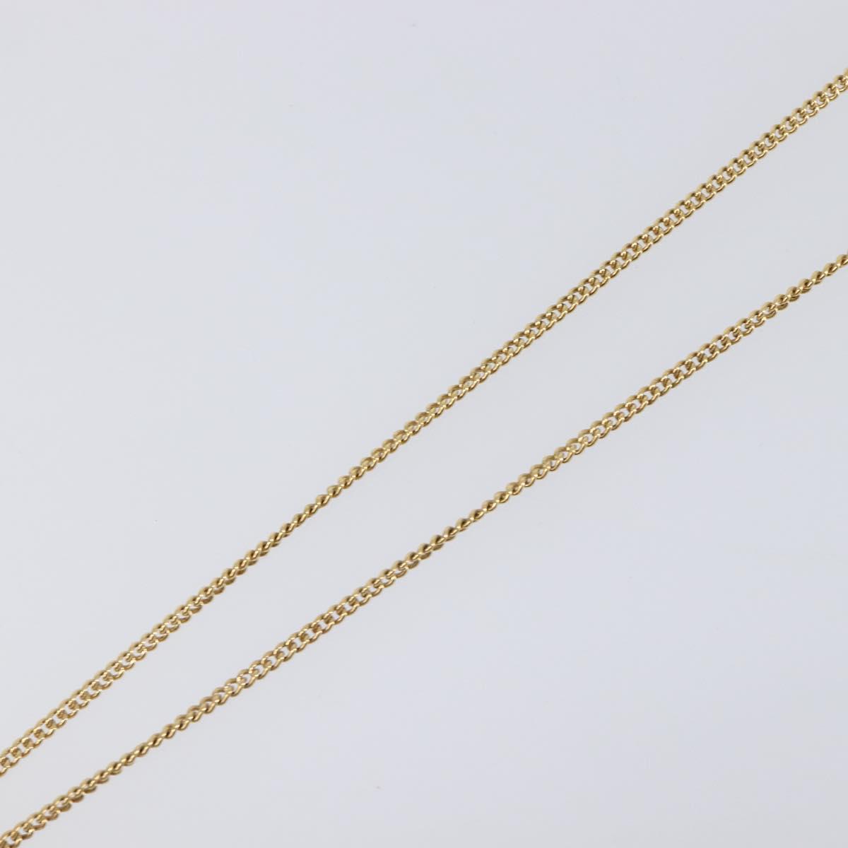 Christian Dior Necklace metal Gold Auth 201530M