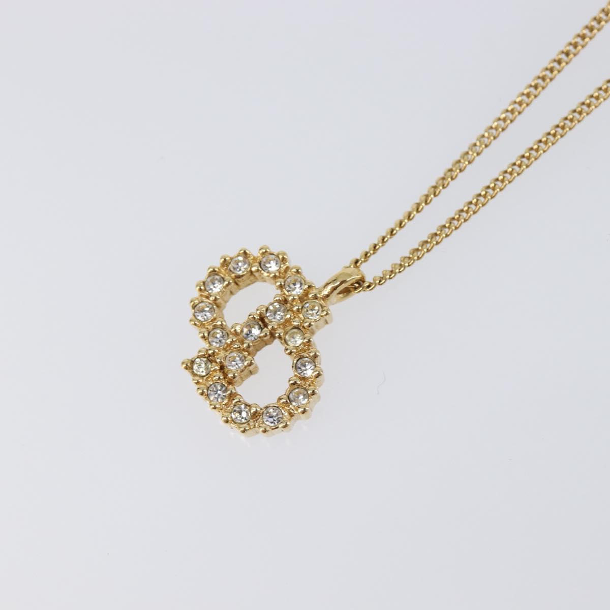 Christian Dior Necklace metal Gold Auth 201530M