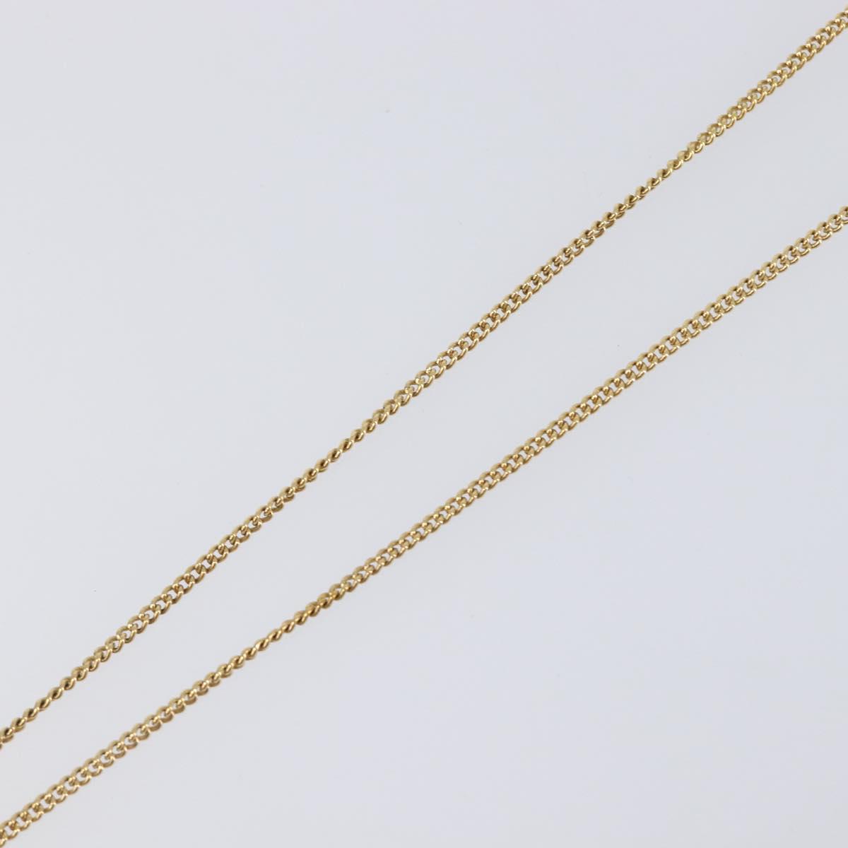 Christian Dior Necklace metal Gold Auth 201530M