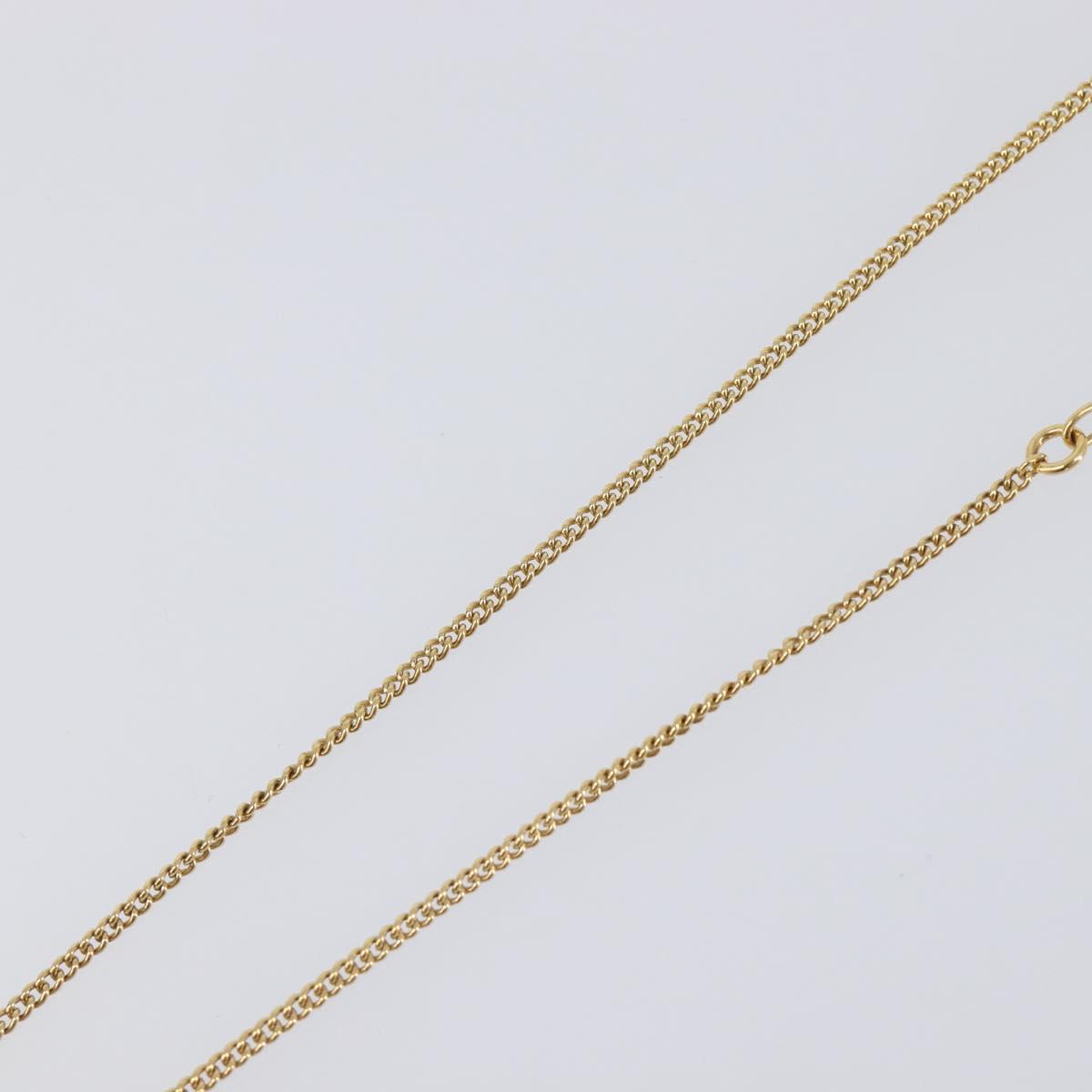Christian Dior Necklace metal Gold Auth 201530M