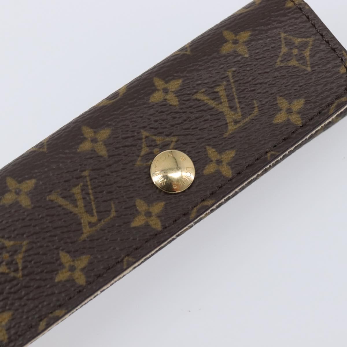 LOUIS VUITTON Monogram Jewelry Case Jewelry Box LV Auth 201533V