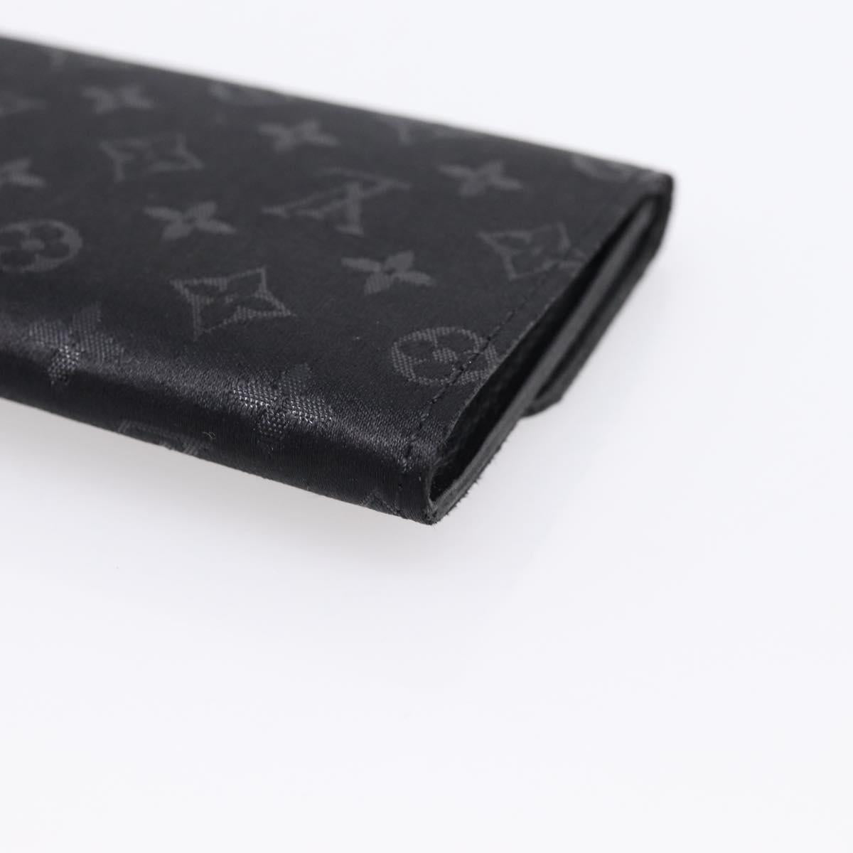 LOUIS VUITTON Monogram Satin Porte MonnaieSatin Card Case M92137 LV Auth 201535M