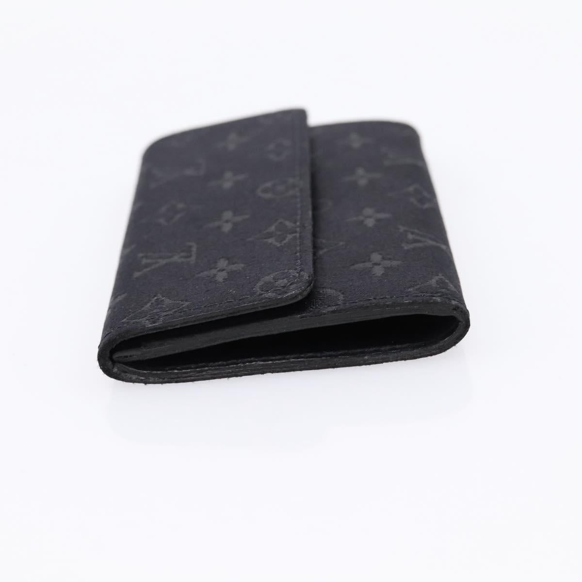 LOUIS VUITTON Monogram Satin Porte MonnaieSatin Card Case M92137 LV Auth 201535M