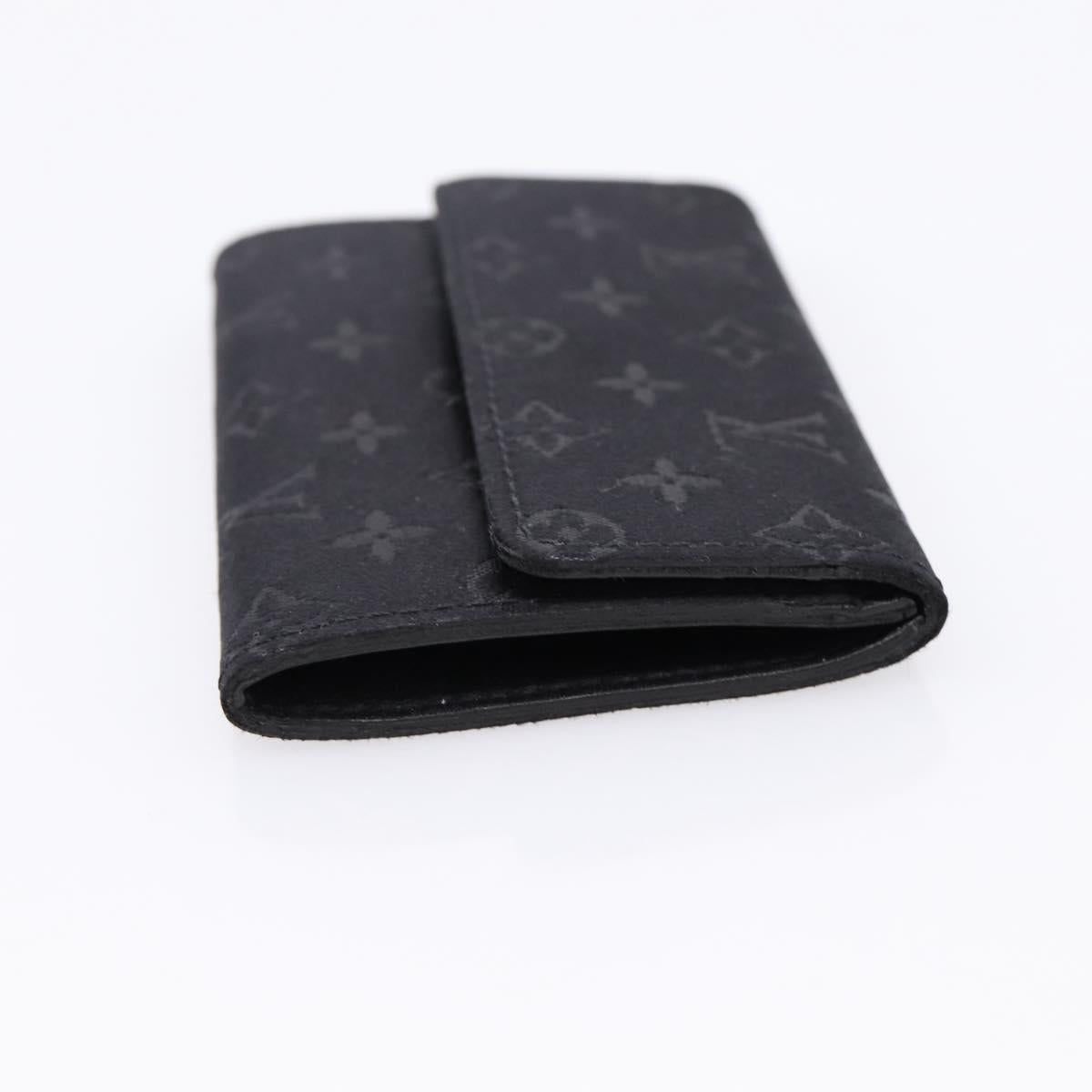 LOUIS VUITTON Monogram Satin Porte MonnaieSatin Card Case M92137 LV Auth 201535M