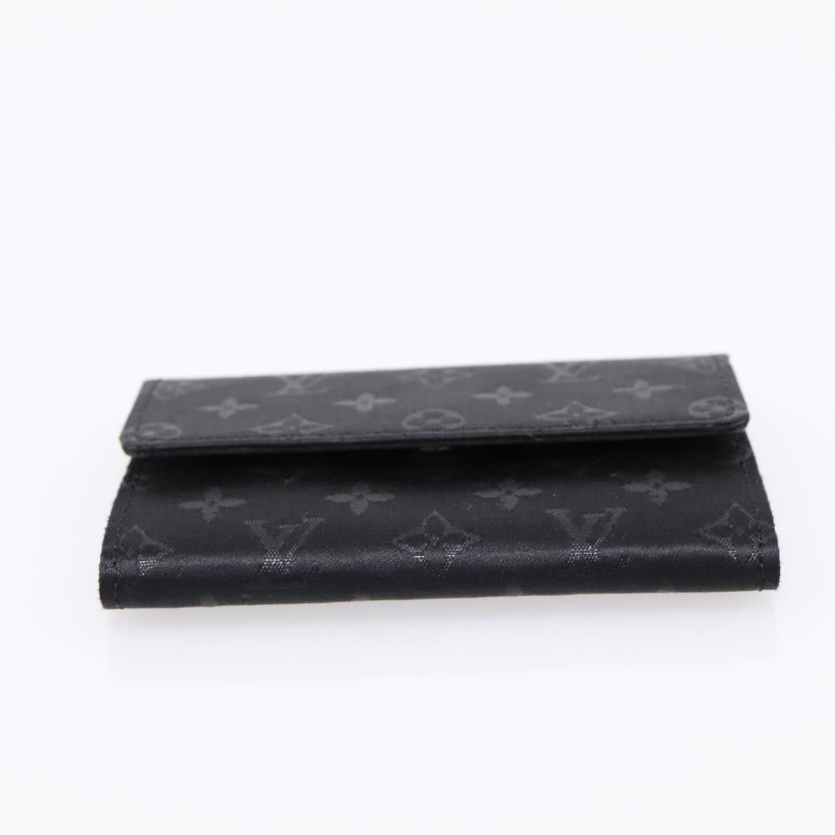 LOUIS VUITTON Monogram Satin Porte MonnaieSatin Card Case M92137 LV Auth 201535M