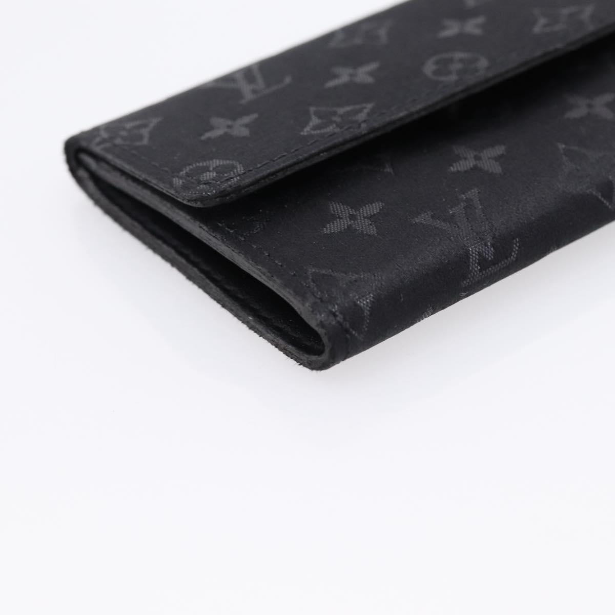 LOUIS VUITTON Monogram Satin Porte MonnaieSatin Card Case M92137 LV Auth 201535M
