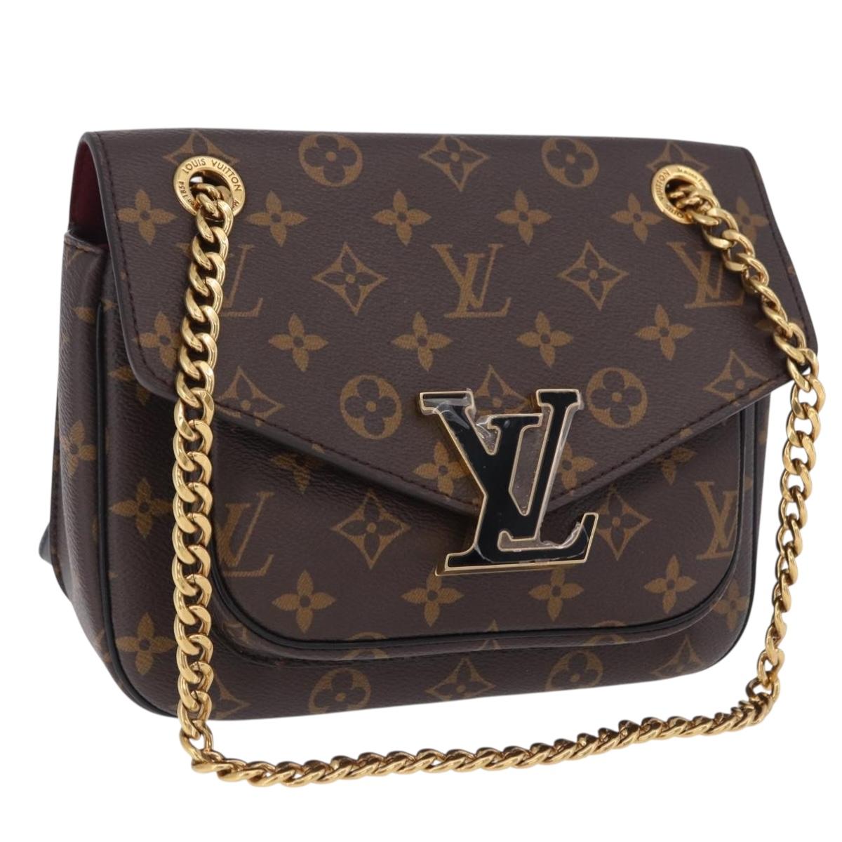 LOUIS VUITTON Monogram Passy Shoulder Bag M45592 LV Auth 201537SAM