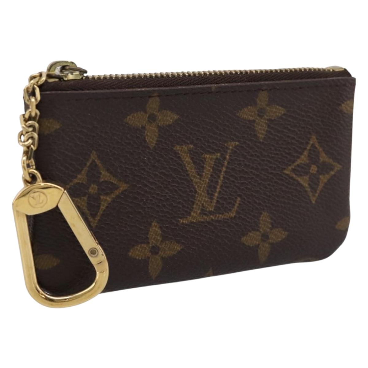 LOUIS VUITTON Monogram Pochette Cles Coin Purse M62650 LV Auth 201543V