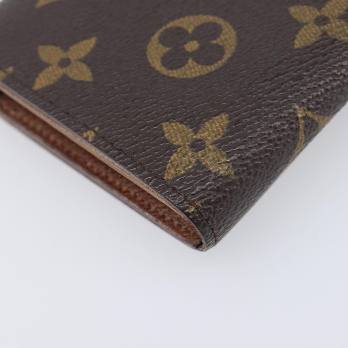 LOUIS VUITTON Porte Monnaie Billets Tresor Wallet M61730 LV Auth 201548A