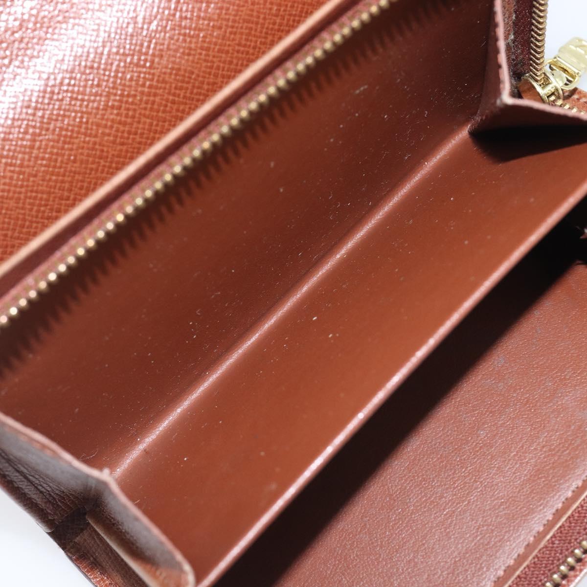LOUIS VUITTON Porte Monnaie Billets Tresor Wallet M61730 LV Auth 201548A
