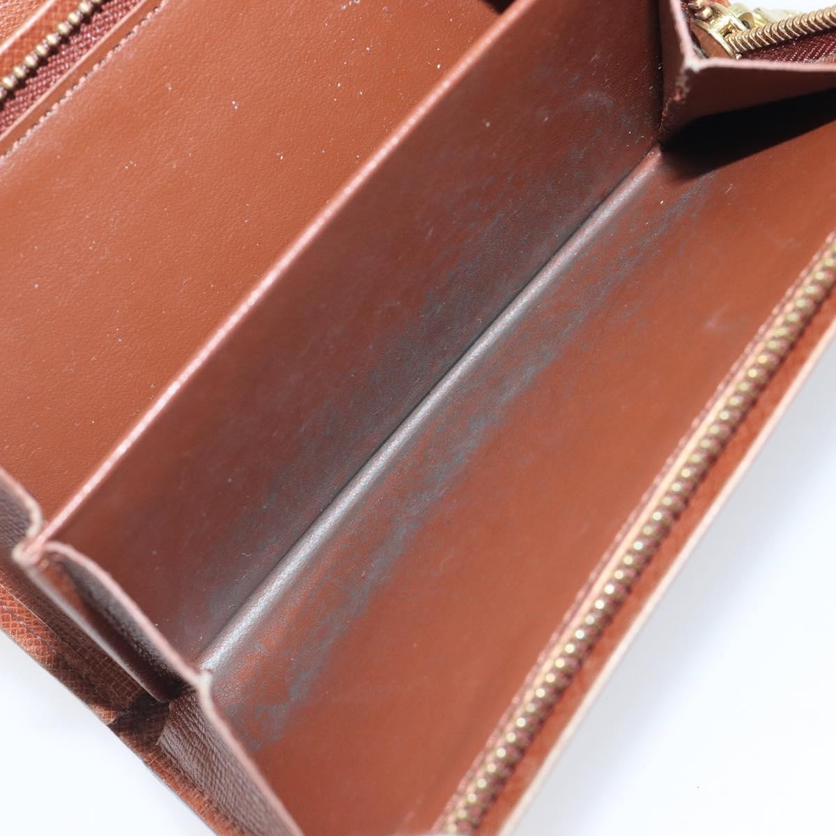 LOUIS VUITTON Porte Monnaie Billets Tresor Wallet M61730 LV Auth 201548A