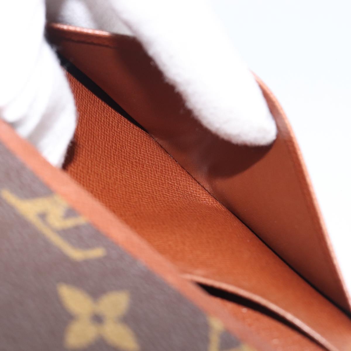 LOUIS VUITTON Porte Monnaie Billets Tresor Wallet M61730 LV Auth 201548A