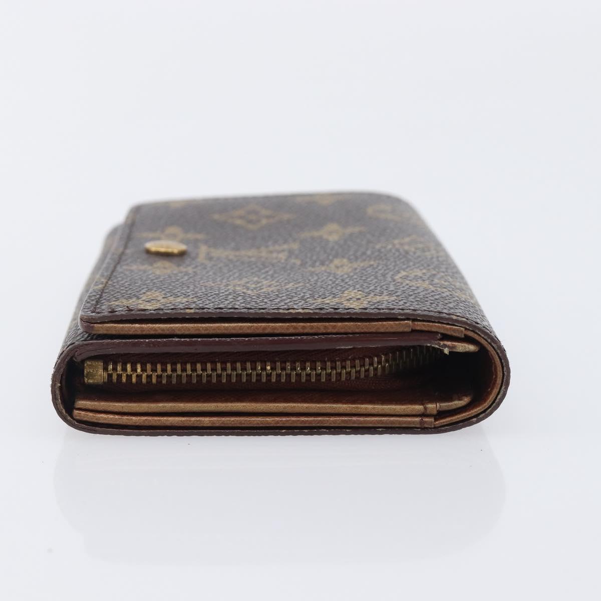 LOUIS VUITTON Porte Monnaie Billets Tresor Wallet M61730 LV Auth 201548A