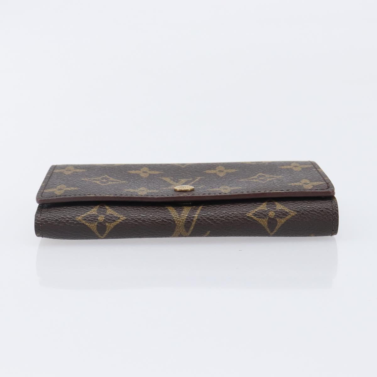 LOUIS VUITTON Porte Monnaie Billets Tresor Wallet M61730 LV Auth 201548A