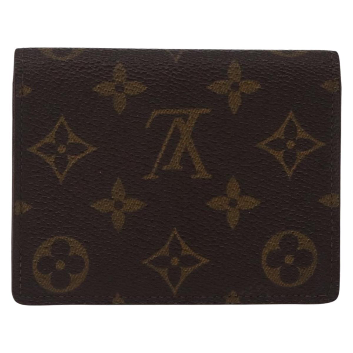LOUIS VUITTON Monogram Anvelop Cult De Vuitto Card Case M62920 LV Auth 201553