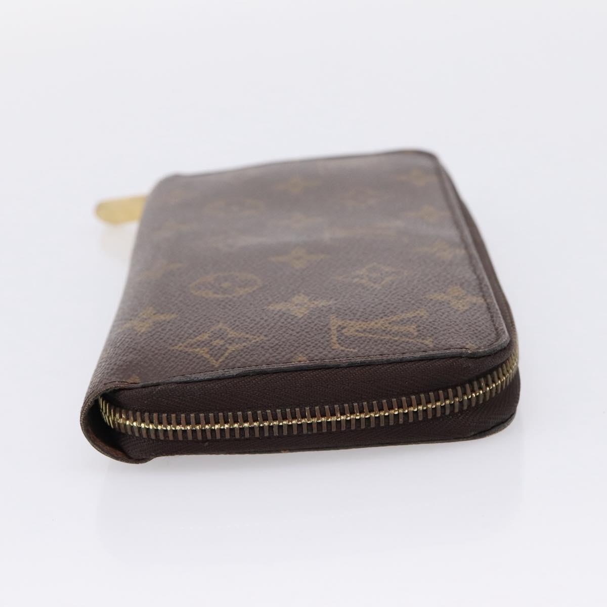 LOUIS VUITTON Monogram Zippy Wallet Long Wallet M60017 LV Auth 201556A