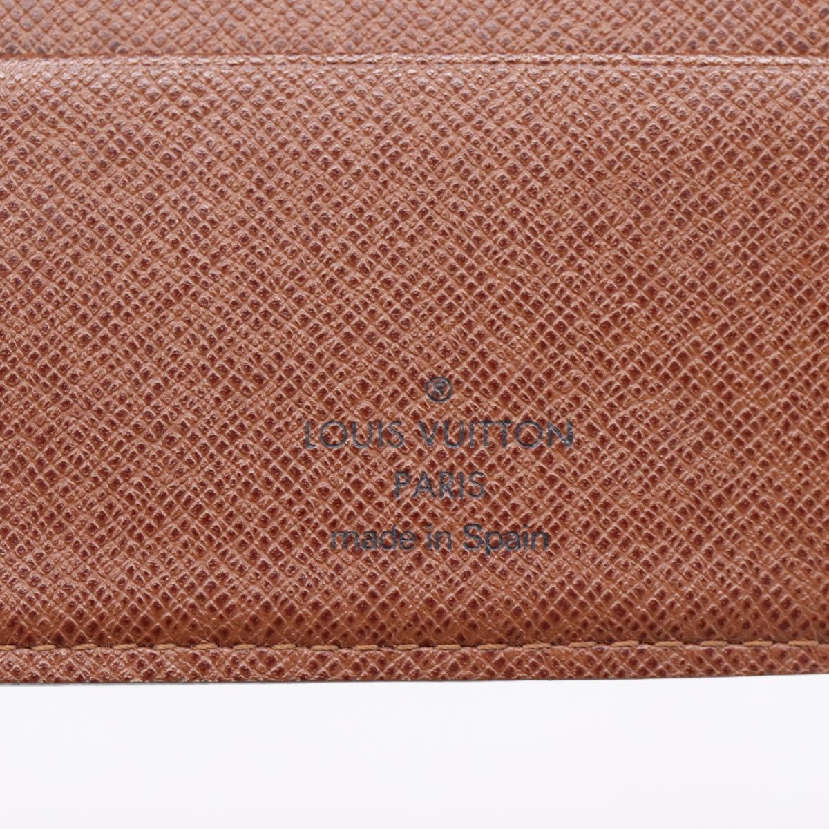 LOUIS VUITTON Monogram PortefeuilleMarco Bifold Wallet M61675 LV Auth 201558A