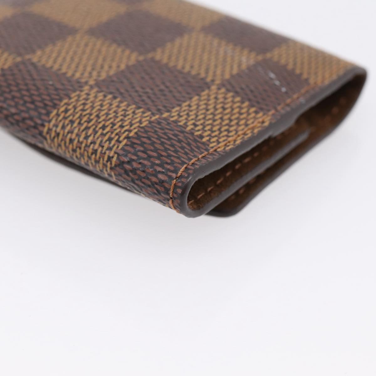 LOUIS VUITTON Damier Ebene Cuffs Cuff Case M64681 LV Auth 201569
