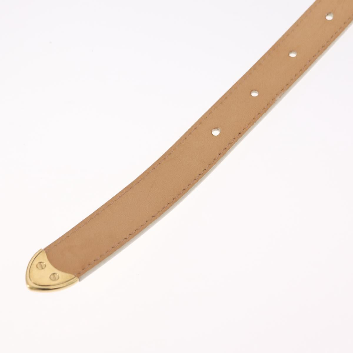 LOUIS VUITTON Monogram Vernis Belt 38.2"" 80/32 Perle RI1016 LV Auth 201570V