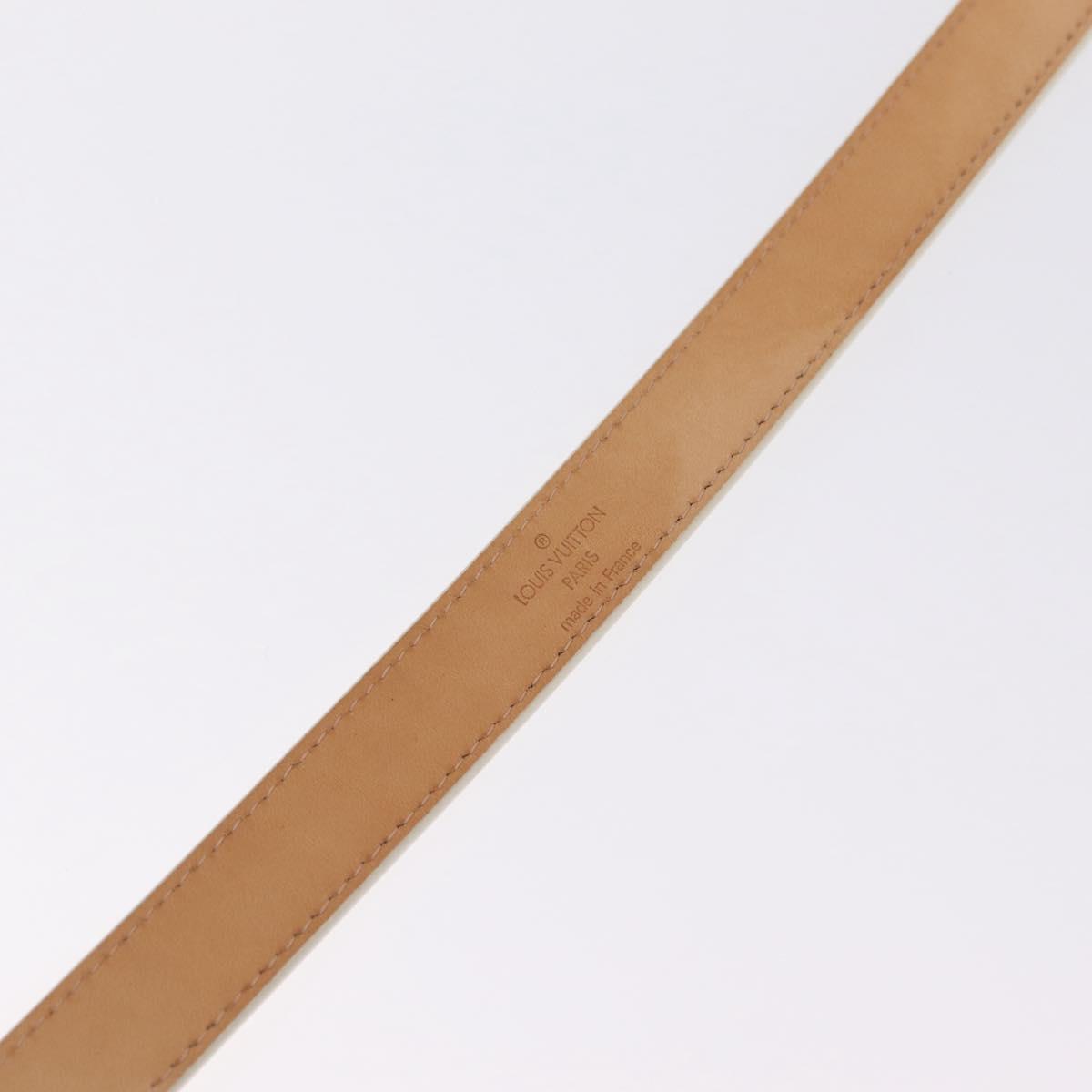 LOUIS VUITTON Monogram Vernis Belt 38.2"" 80/32 Perle RI1016 LV Auth 201570V