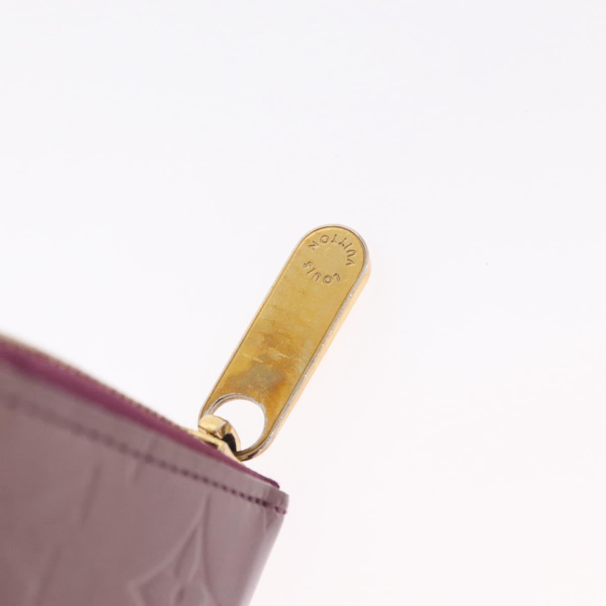 LOUIS VUITTON Monogram Vernis Zippy Wallet Wallet Viole M93575 LV Auth 201571A