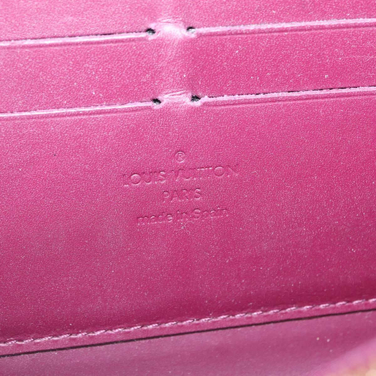 LOUIS VUITTON Monogram Vernis Zippy Wallet Wallet Viole M93575 LV Auth 201571A
