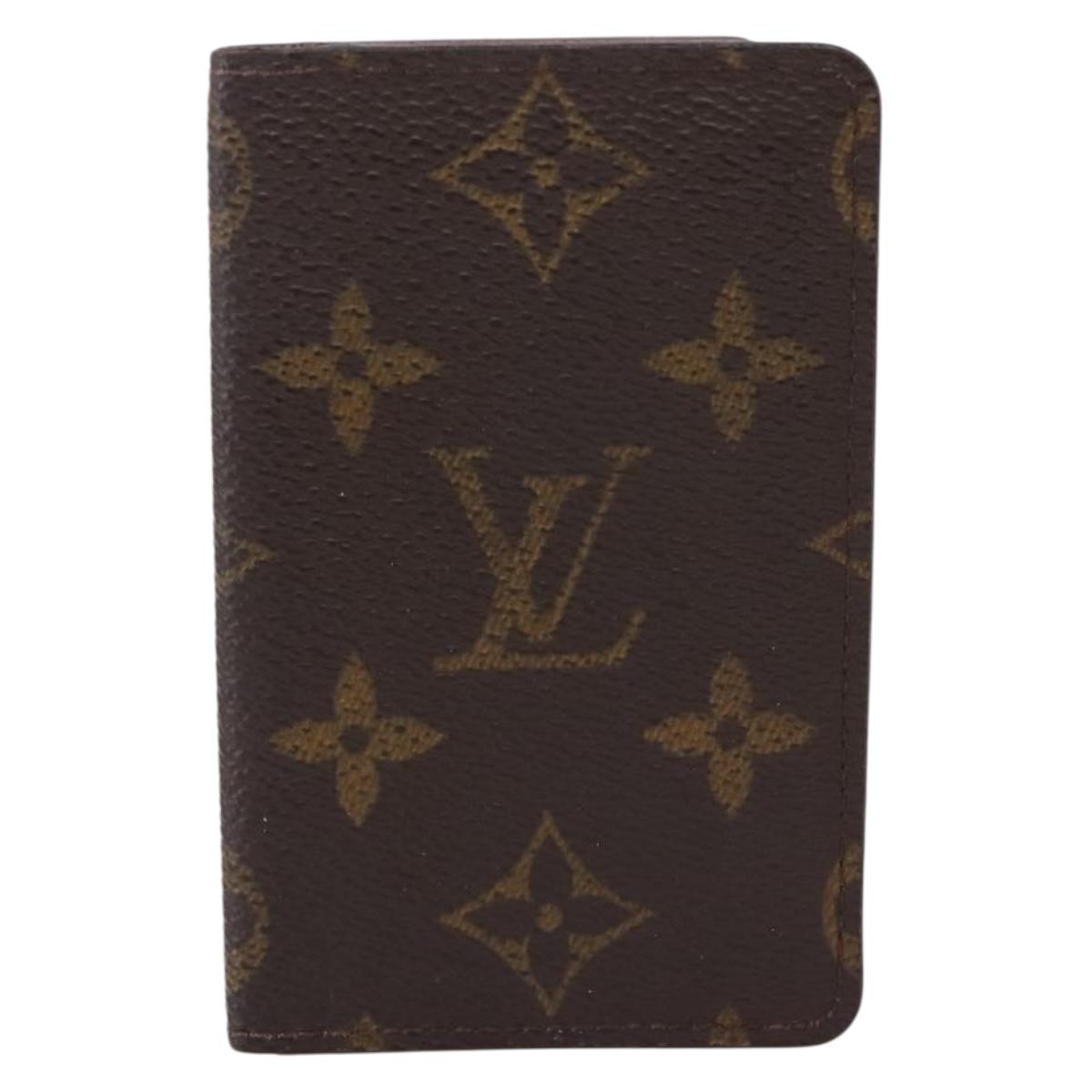LOUIS VUITTON Pochette Cult Visite Card Case Monogram M56362 LV Auth 201577
