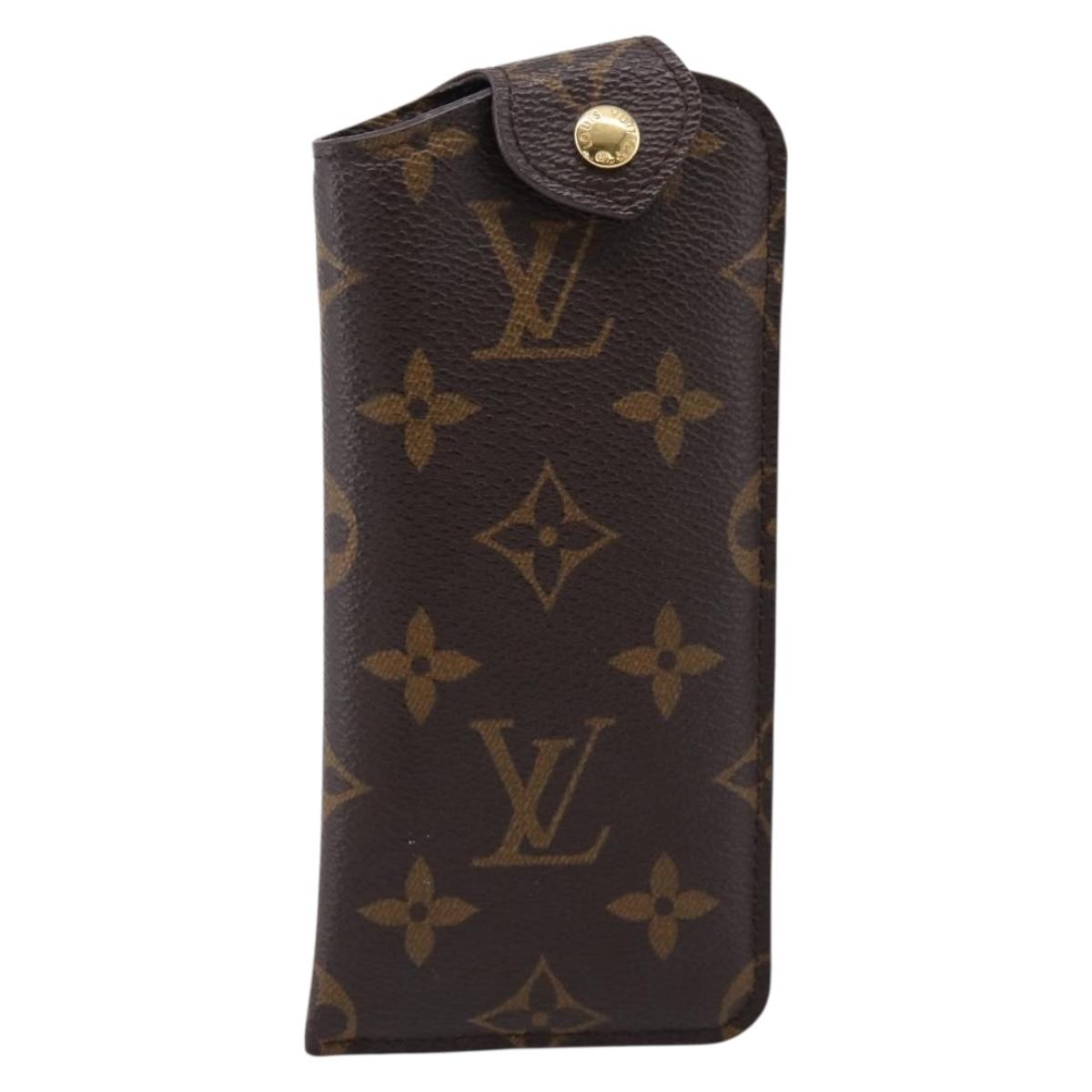 LOUIS VUITTON Monogram Etui Lunette PM Glasses Case M66545 LV Auth 201579V