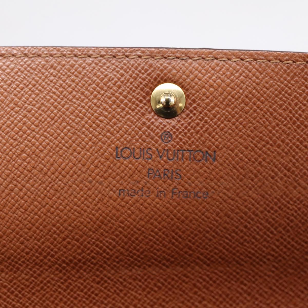 LOUIS VUITTON PochettePorte MonnaieCredit Long Wallet M61726 LV Auth 201581A