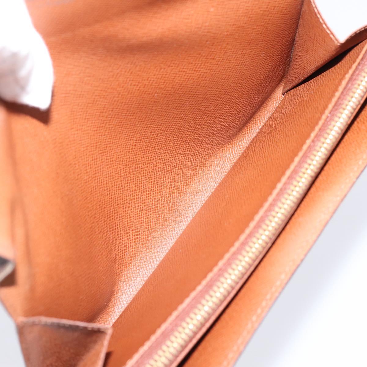 LOUIS VUITTON PochettePorte MonnaieCredit Long Wallet M61726 LV Auth 201581A