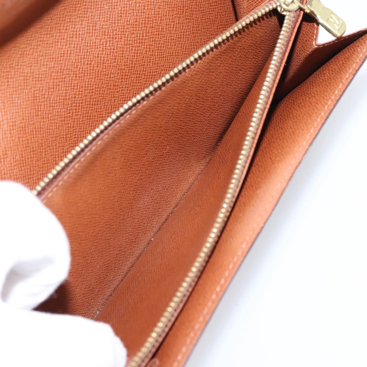 LOUIS VUITTON PochettePorte MonnaieCredit Long Wallet M61726 LV Auth 201581A