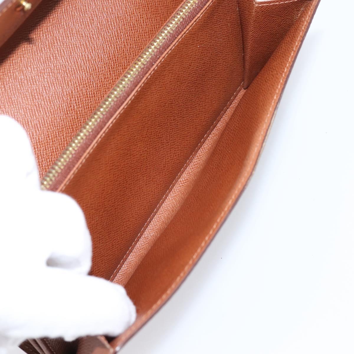 LOUIS VUITTON PochettePorte MonnaieCredit Long Wallet M61726 LV Auth 201581A
