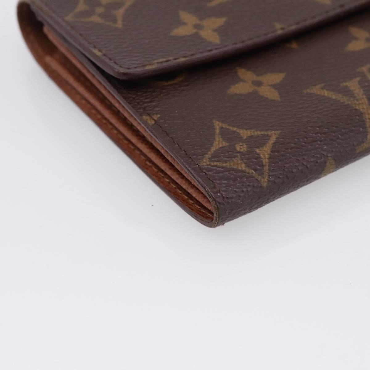 LOUIS VUITTON PochettePorte MonnaieCredit Long Wallet M61726 LV Auth 201581A