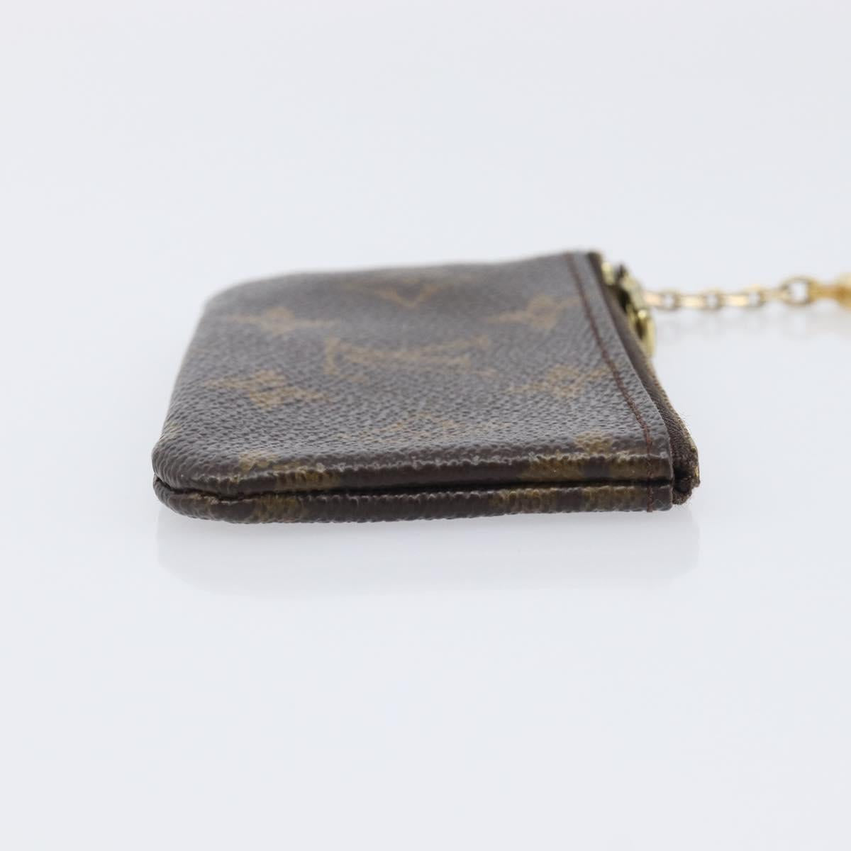 LOUIS VUITTON Monogram Pochette Cles Coin Purse M62650 LV Auth 201582
