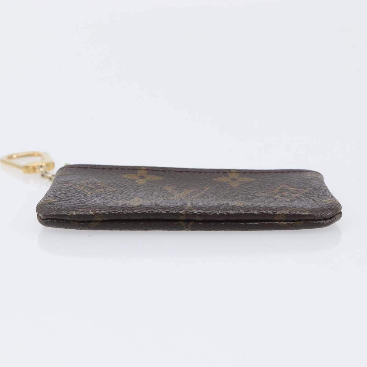 LOUIS VUITTON Monogram Pochette Cles Coin Purse M62650 LV Auth 201582