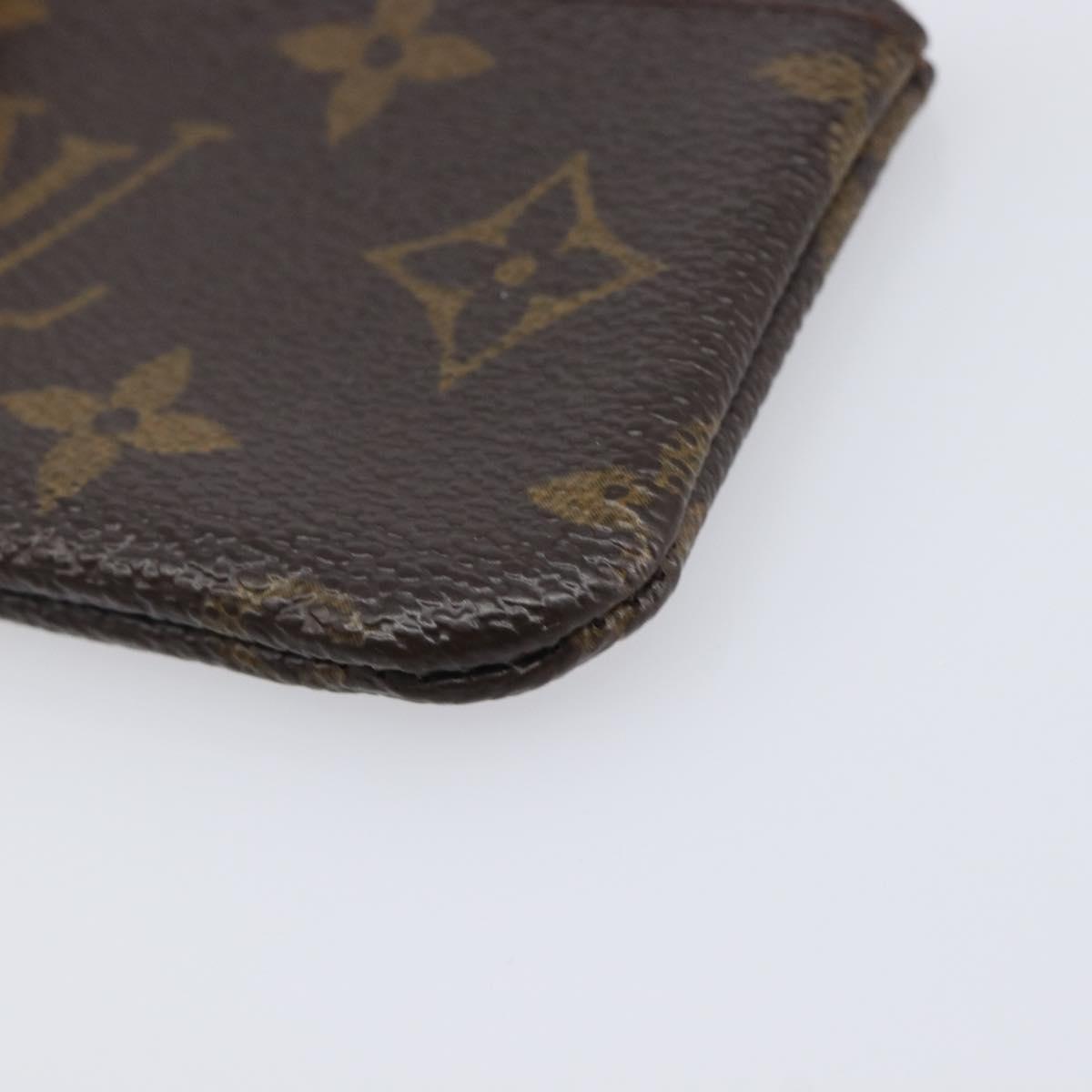 LOUIS VUITTON Monogram Pochette Cles Coin Purse M62650 LV Auth 201582