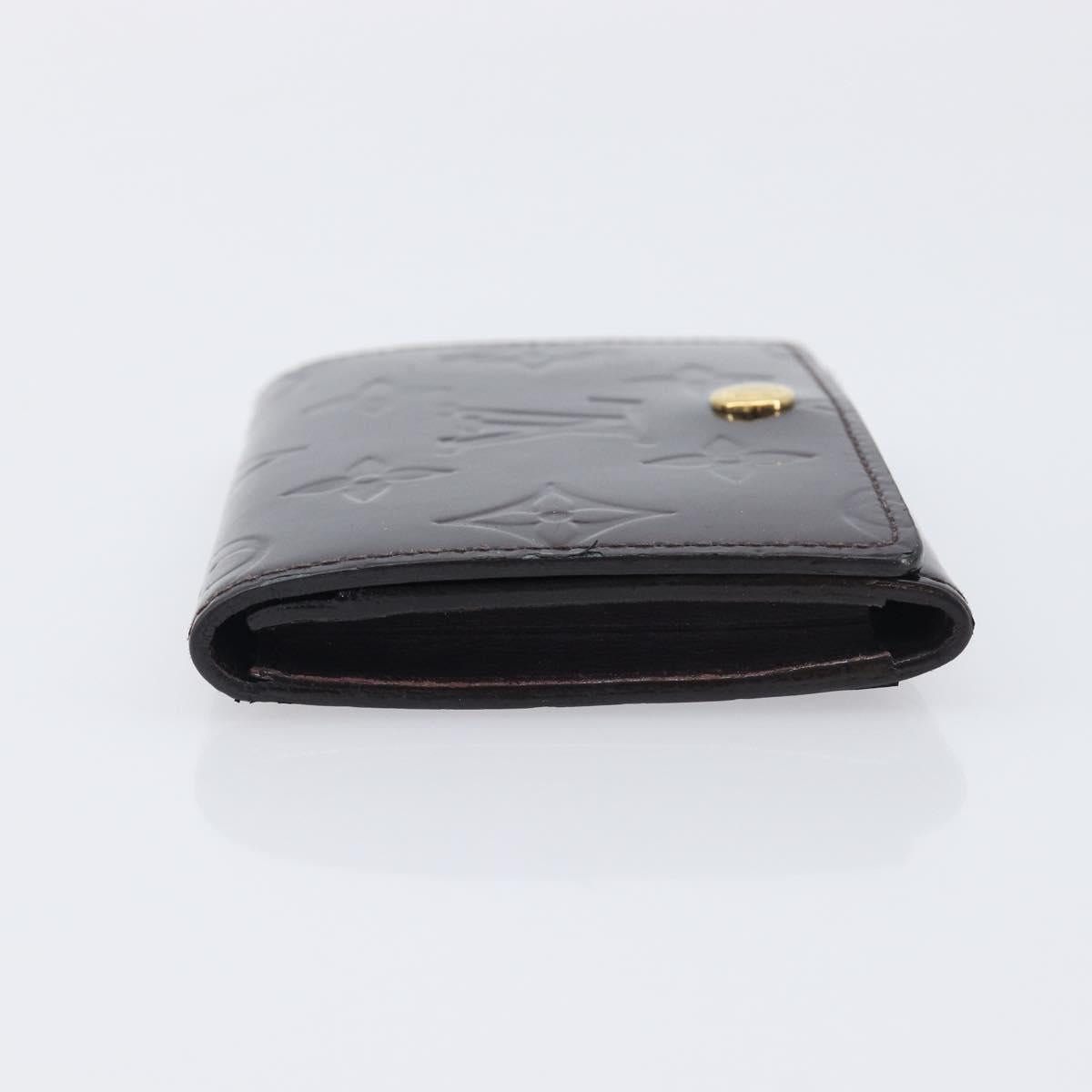 LOUIS VUITTON Vernis Anvelop Cult De Vuitto Case Amarante M91409 LV Auth 201583