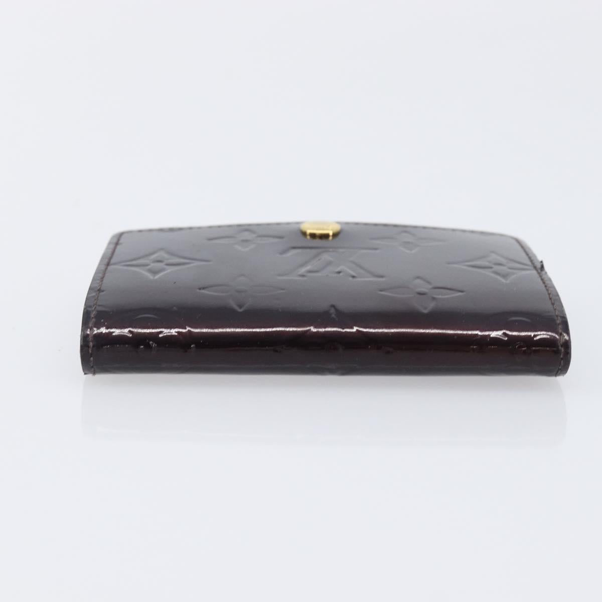 LOUIS VUITTON Vernis Anvelop Cult De Vuitto Case Amarante M91409 LV Auth 201583
