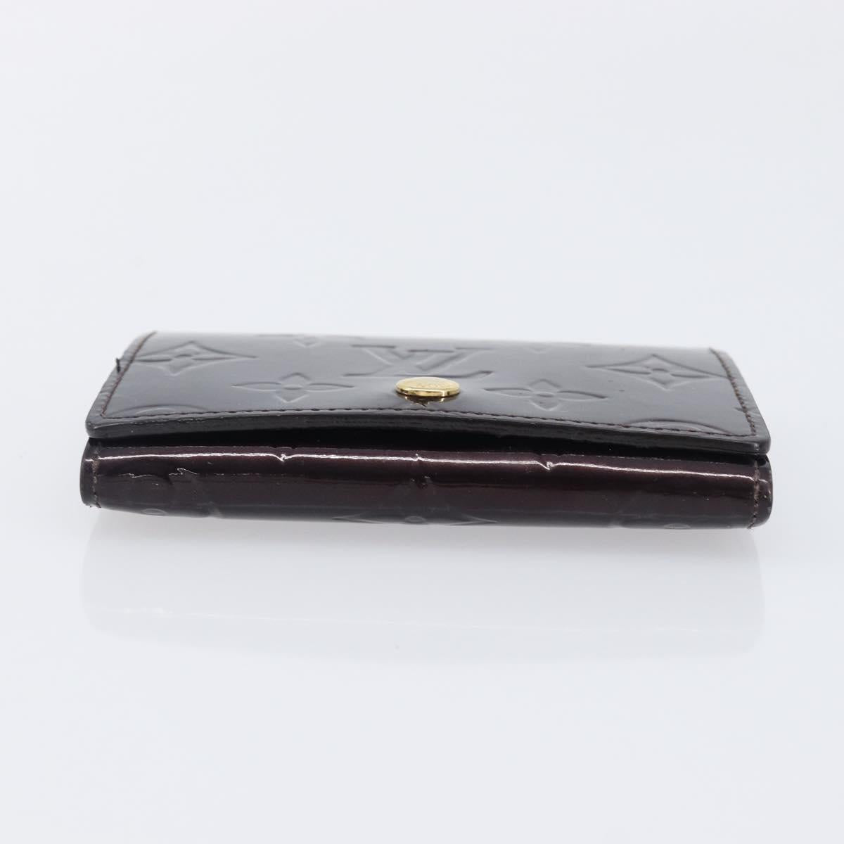 LOUIS VUITTON Vernis Anvelop Cult De Vuitto Case Amarante M91409 LV Auth 201583
