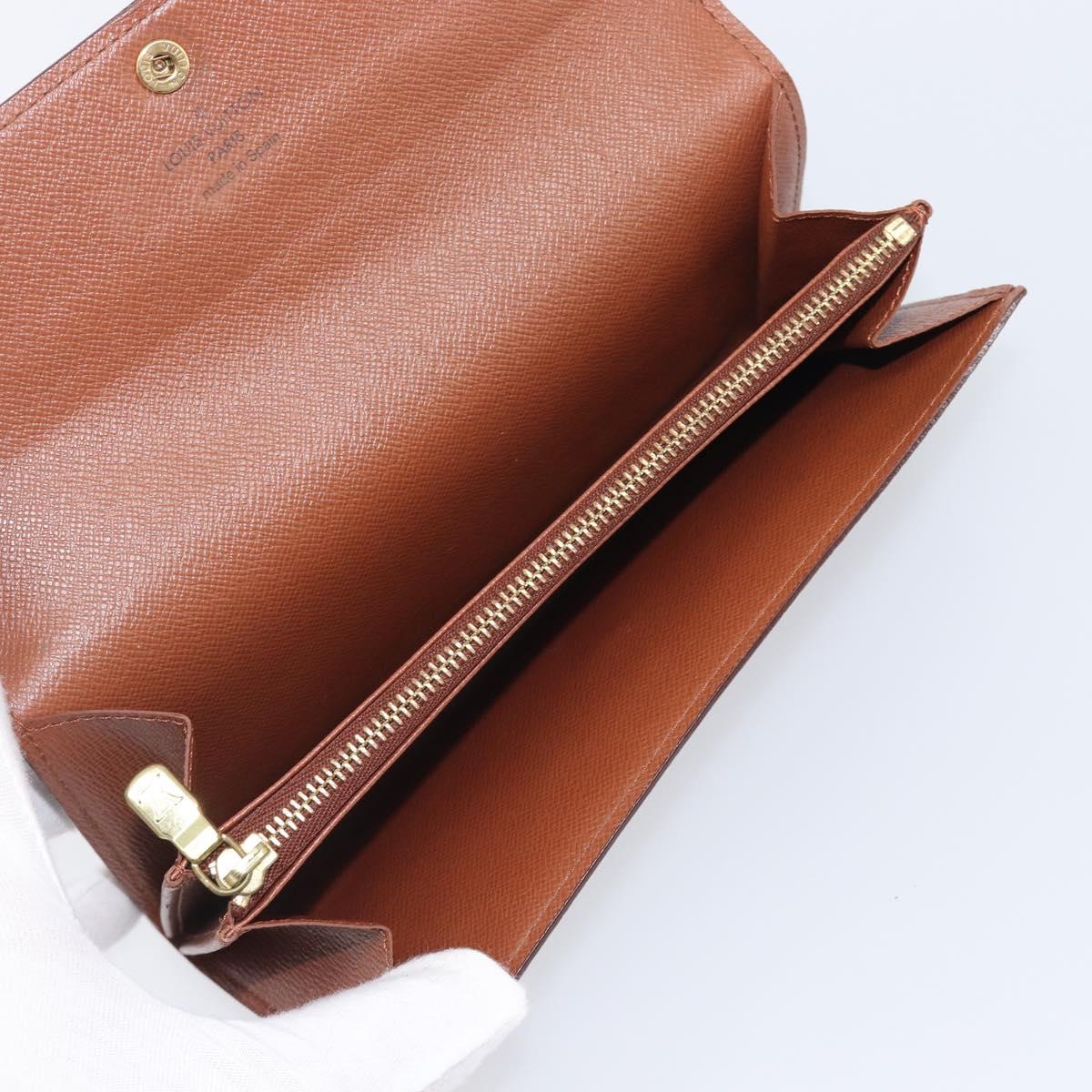 LOUIS VUITTON PochettePorte MonnaieCredit Long Wallet M61726 LV Auth 201584A
