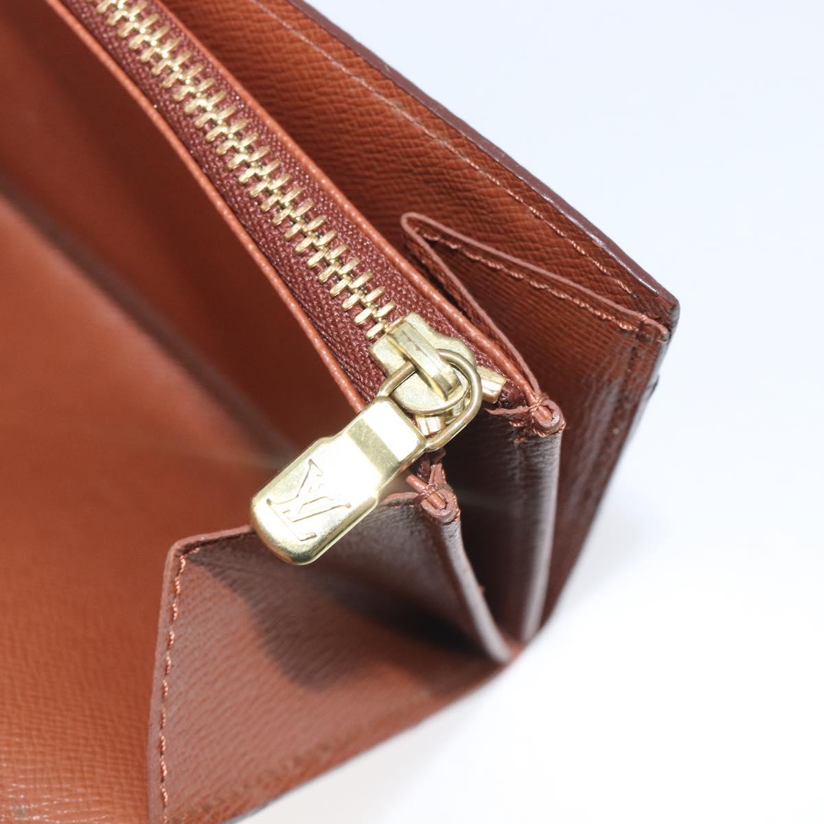 LOUIS VUITTON PochettePorte MonnaieCredit Long Wallet M61726 LV Auth 201584A