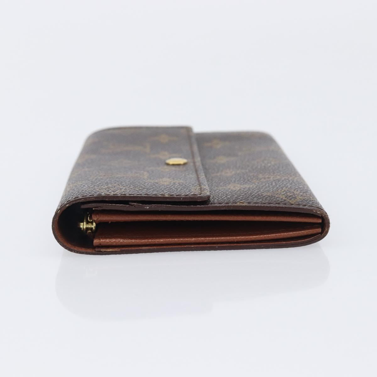 LOUIS VUITTON PochettePorte MonnaieCredit Long Wallet M61726 LV Auth 201584A