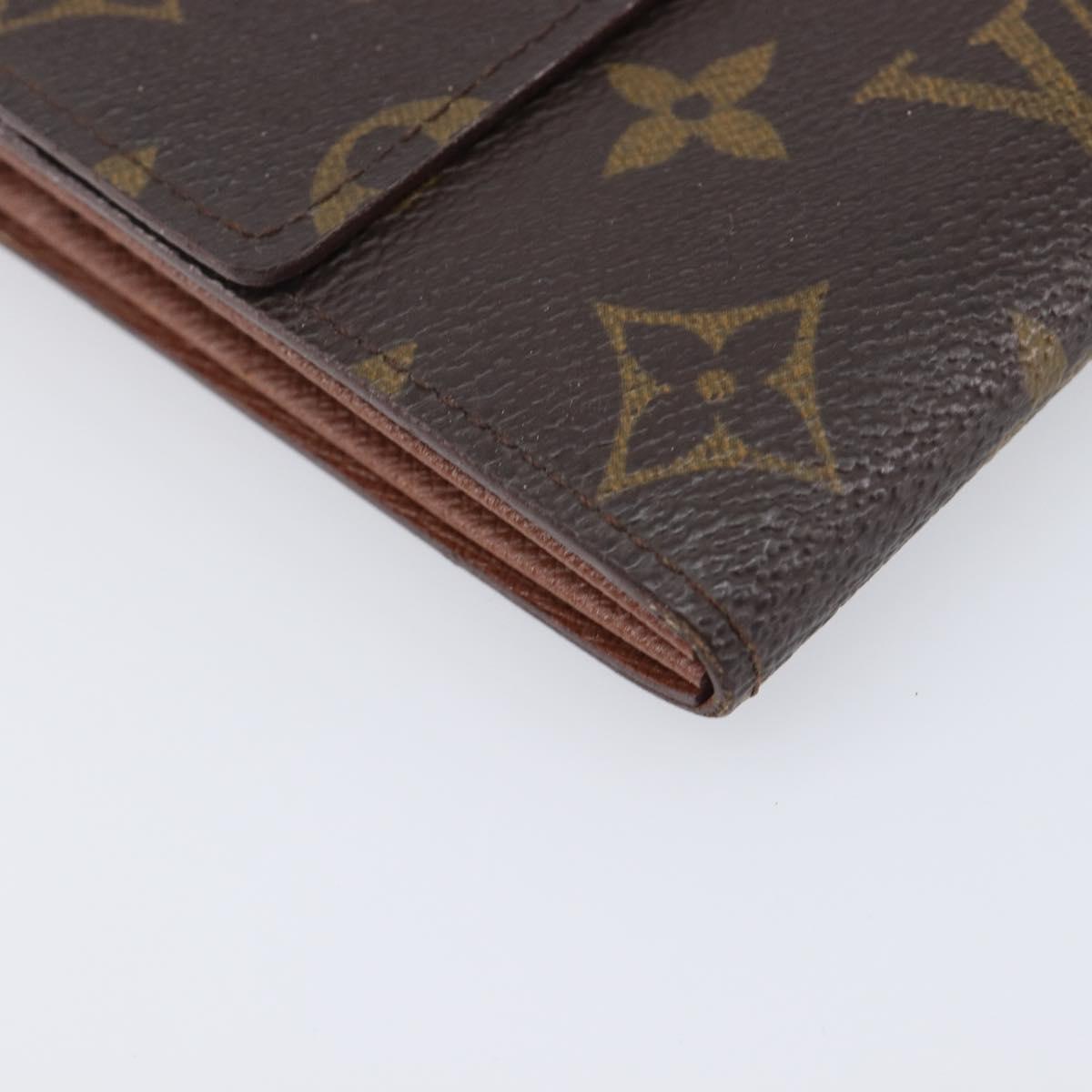 LOUIS VUITTON PochettePorte MonnaieCredit Long Wallet M61726 LV Auth 201584A