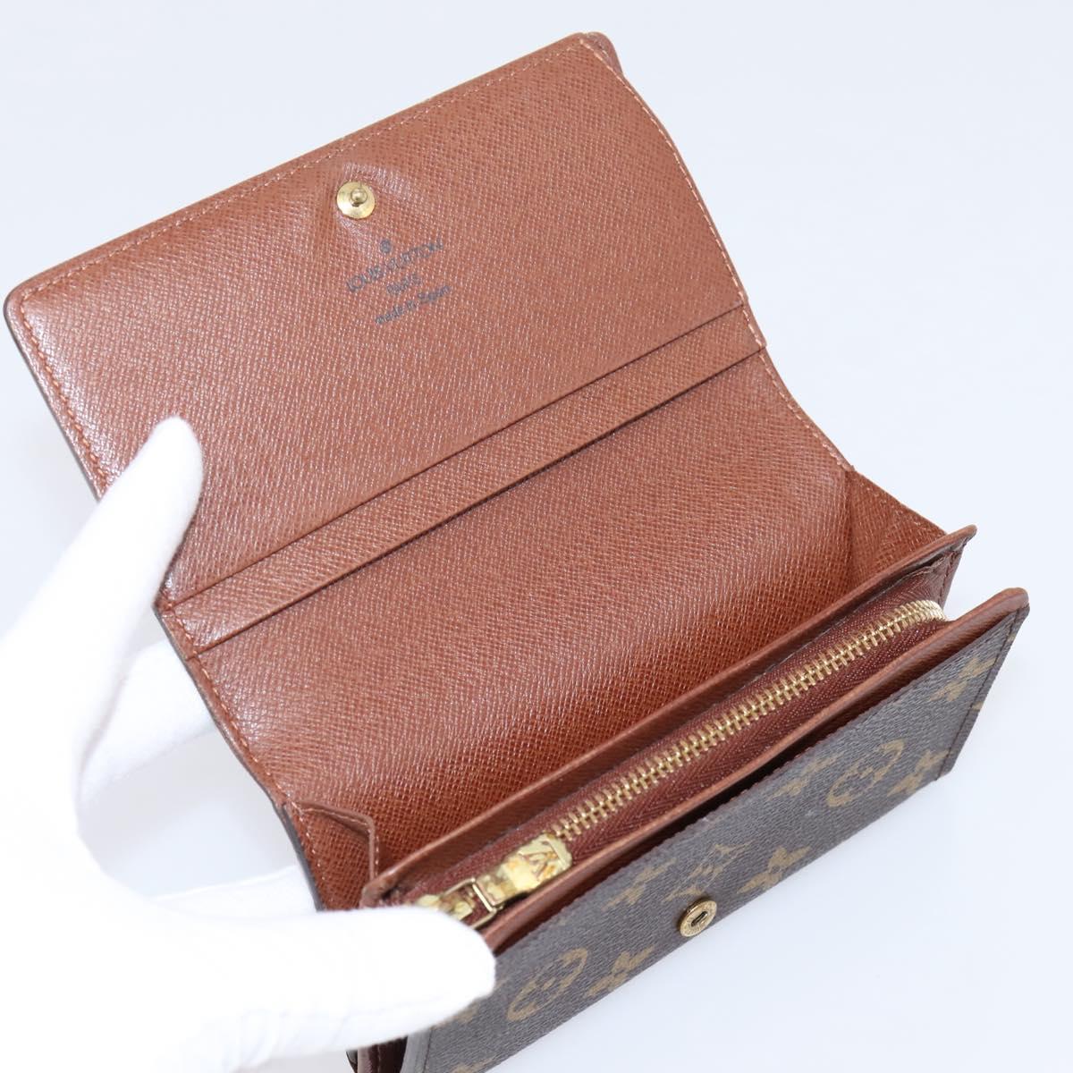 LOUIS VUITTON Porte Monnaie Billets Tresor Wallet M61730 LV Auth 201585V