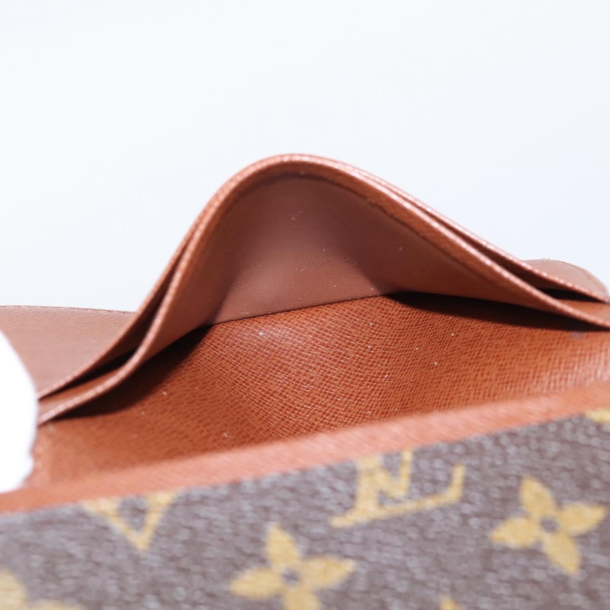 LOUIS VUITTON Porte Monnaie Billets Tresor Wallet M61730 LV Auth 201585V