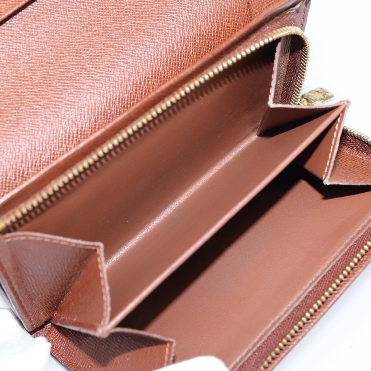 LOUIS VUITTON Porte Monnaie Billets Tresor Wallet M61730 LV Auth 201585V