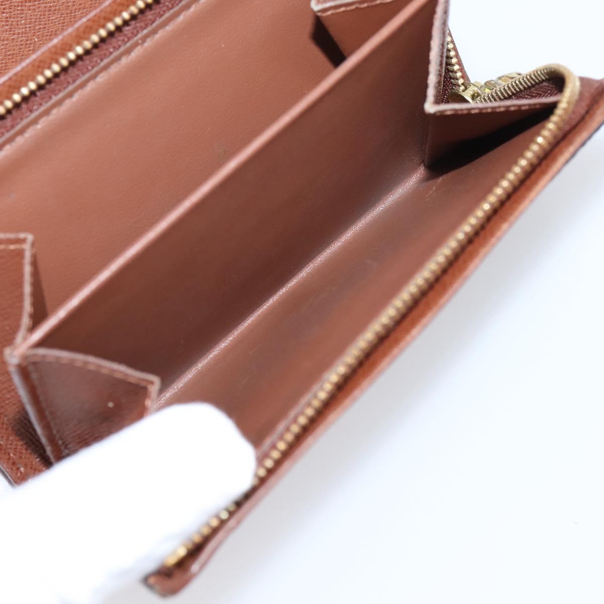 LOUIS VUITTON Porte Monnaie Billets Tresor Wallet M61730 LV Auth 201585V
